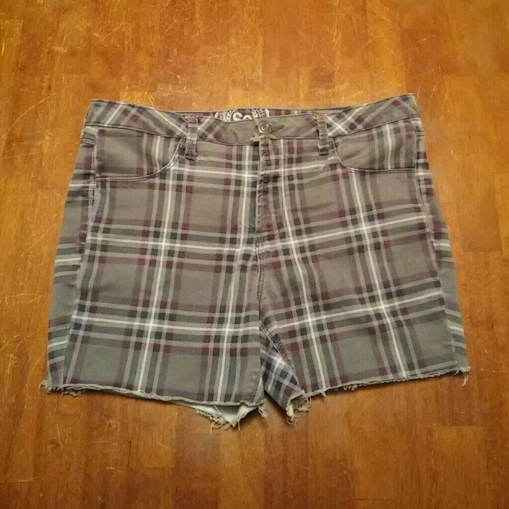 Plaid shorts